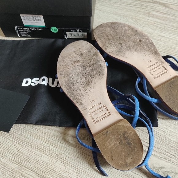 Dsquared2 Suede Sandals, 38.5 - Picture 4 of 4